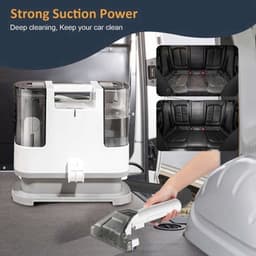 Stofzuiger – Zuigapparaat – Sobezuiger – Tapijtreiniger – Nat- en Droogzuiger – Krachtige 400W Motor – 9kPa Zuigkracht — thumbnail 4