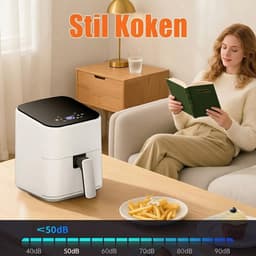 SP® Airfryer - Heteluchtfriteuse - Digitaal display - Wit - 26cm x 21cm x 28cm — thumbnail 2