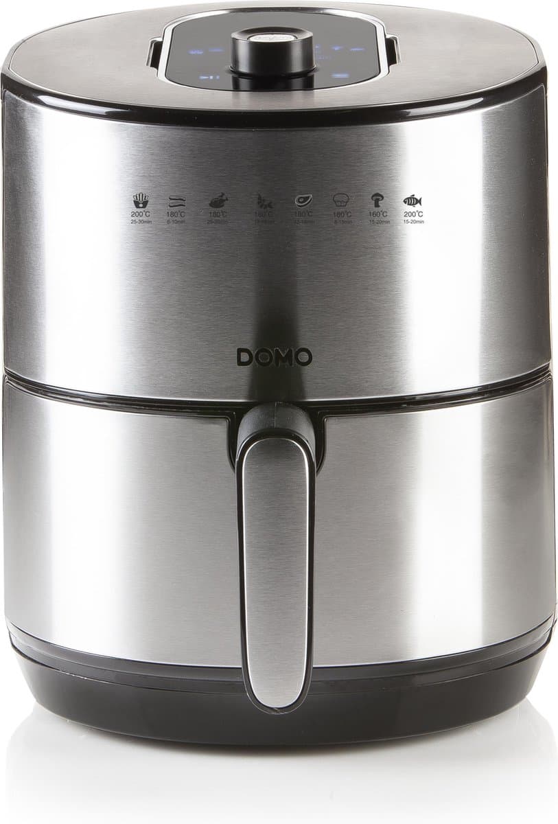 DOMO DO530FR Airfryer XL- Heteluchtfriteuse met LCD display - RVS — afbeelding 1