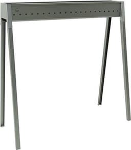 Spiedini Torino 80 - Houtskool barbecue zonder rooster, voor arrosticini, saté of spiesjes - 80 cm lang, 11 cm breed - Materiaal: gealuminiseerd ijzer — thumbnail 1