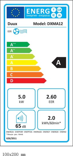 Duux North Smart Mobiele Airco - 18K BTU - Mobiele Airconditioning met Nachtmodus - Grijs — thumbnail 2