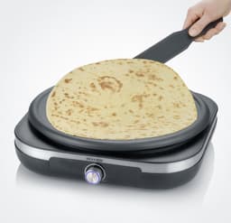 Severin CM 2199 Crêpe-maker – XXL Grillplaat Ø 38 cm – Antiaanbaklaag – Voor Zoete en Hartige Crêpes — thumbnail 5