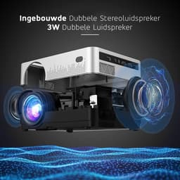 UpLiving LCD - Mini Beamer met WiFi - Bluetooth - Input tot Full HD — thumbnail 4