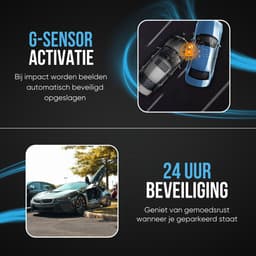 Nanocam M93 Pro dashcam voor auto met achter camera - 4K + Full HD resolutie - Parkeerbeveiliging - 64gb Micro SD - 4,0 inch Touch screen Lcd - 2x 150 graden kijkhoek - Nachtzicht — thumbnail 5