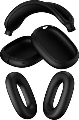 Siliconen Hoes voor AirPods Max Hooftelefoons van MMOBIEL – Siliconen Oorkussens Beschermhoes, Oorschelp Beschermhoes, Hoofdband Beschermhoes – Anti-Kras Zachte Siliconen Beschermer – Zwart — thumbnail 3