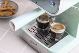 Espressomachine - koffie machine - espresso - Mint - Retro - OldScool - 950W - 1.5 liter — thumbnail 2