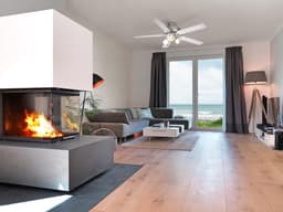 LuxiLamps - 5 Kop Bloem Plafondventilator - Dimbaar Met Afstandsbediening - E27 - 3 Snelheden - Wit - 132 cm - Slimme Ventilator — thumbnail 3