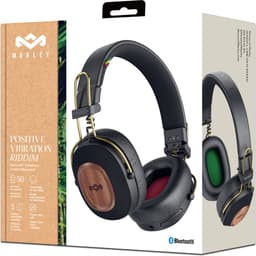House of Marley Positive Vibration Riddim Bluetooth Koptelefoon - Hoofdtelefoon met Kabel - Draadloos - Met Microfoon - 50 uur batterij - Quickcharge - Rasta — thumbnail 5
