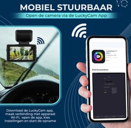 Vital Quality's XC005 Dual Dashcam Voor Auto - 4K Full HD - Met APP & GPS — thumbnail 5