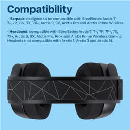 Vervangende Oorkussens & Hoofdband voor SteelSeries Arctis 1 / Arctis 3 / Arctis 5 / Arctis 7 Arctis 9 / Arctis Pro & Prime Hoofdtelefoon etc. van MMOBIEL - Mesh Fabric Oorkussens & Stoffen Hoofdband — thumbnail 2