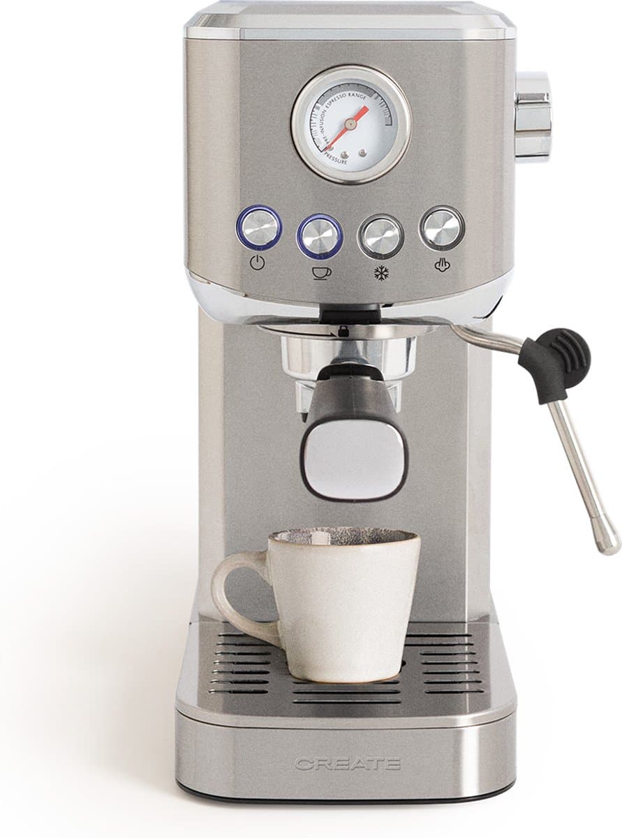CREATE - Espressomachine met functie voor koude koffie - Roestvrij staal - THERA CLASSIC COMPACT — afbeelding 1