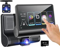 Lexium Dashcam voor auto - Dashcam - Dashcam voor auto voor en achter - Dashcam voor en achter - Dashcam voor en achter draadloos - Dual dashcam — thumbnail 1
