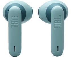 JBL Wave Flex 2 - Noise Cancelling Oordopjes - Oortjes Draadloos - Bluetooth - Open-fit In-ear - 40 uur speeltijd - IP54 - Blauw