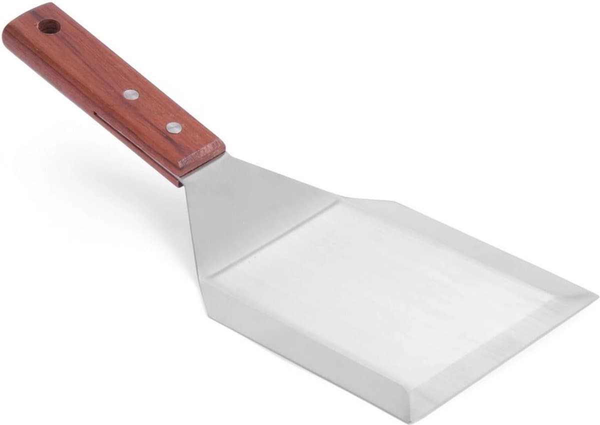 HENDI Hamburger turner – Donker hout – 305x110 mm – Roestvrij staal — afbeelding 1
