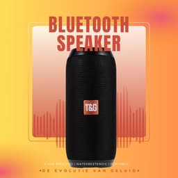Pulver Draadloos Speaker Zwart - Muziek box - TG Prox - 10 watt - Speakers – Draadloos – werkt op bluetooth — thumbnail 5