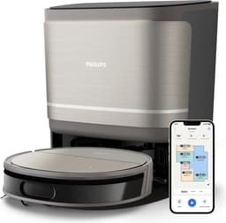PHILIPS XU9100/10 Homerun 9000 series Robotstofzuiger met dweilfunctie Zwart — thumbnail 1