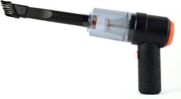 Auto stofzuiger draadloos - Kruimeldief - Handstofzuiger - Mini draadloze stofzuiger - Cadeau voor mannen - Air Duster - Droog & Nat - Autostofzuiger - USB C - Zwart — thumbnail 2