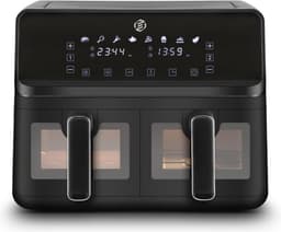 Equivera Dubbele Airfryer - Dubbele Mand - Dual Cook - Heteluchtfriteuse - Verschillende Programma's - Dual Zone - Mega — thumbnail 1