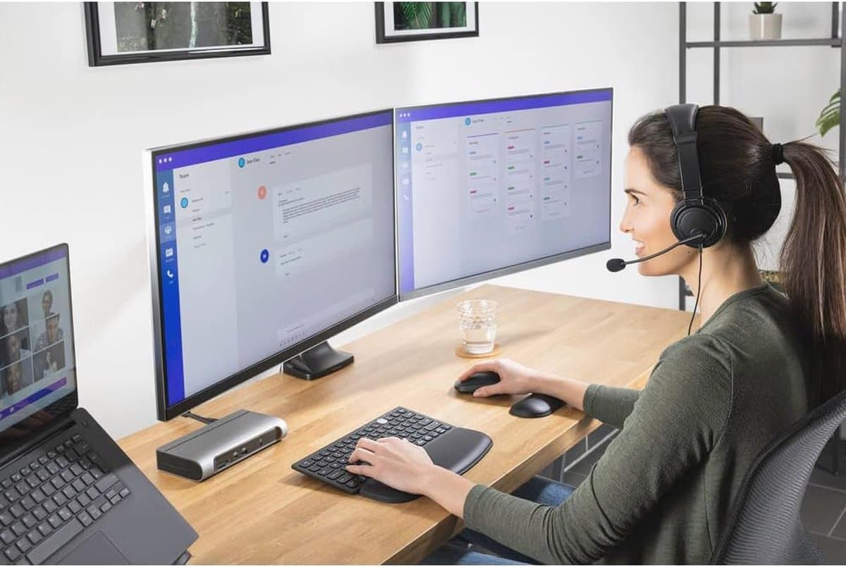 Draadloze Muizentechnologie - Dual Connectivity voor Laptop, Desktop en Thuisgebruik - Zwart — afbeelding 1