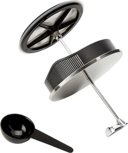 French Press Stainless Steel - 12 cup 15 L - Crome — thumbnail 4