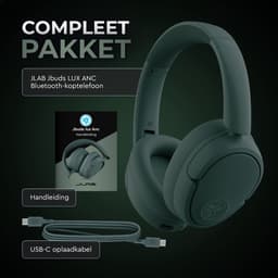 JLab Jbuds Lux ANC Draadloze Koptelefoon Bluetooth - Active Noise Cancelling Over Ear Hoofdtelefoon - 70 uur Batterijduur - Be Aware Audio - Multipoint - Aanpasbare Equalizer - Inklapbaar - Groen — thumbnail 2