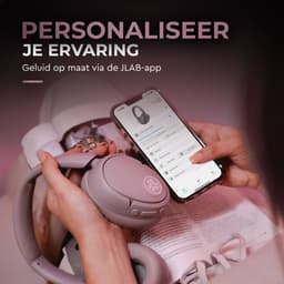 JLab Jbuds Lux ANC Draadloze Koptelefoon Bluetooth - Active Noise Cancelling Over Ear Hoofdtelefoon - 70 uur Batterijduur - Be Aware Audio - Multipoint - Aanpasbare Equalizer - Inklapbaar - Mauve — thumbnail 5