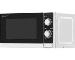Combi Magnetron 20L 800W met Grill - Zwart/Wit