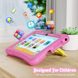 7 Inch Kindertablet met Android 11 – 32GB, Wifi, Bluetooth, Dual Camera en Educatieve Software – Inclusief Beschermcase voor Kinderen | Kindertablet met Educatieve Apps, Kindvriendelijke Tablet, Tablet voor Jongeren — thumbnail 5