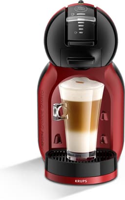 Krups Mini Me KP123H handmatige koffiecupmachine zwart/cherry rood — thumbnail 1