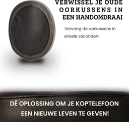 Somstyle Oorkussens Geschikt voor Sony WH-XB900N - 2 Stuks - Zacht Schuim - Eiwitleer - Zwart — thumbnail 5