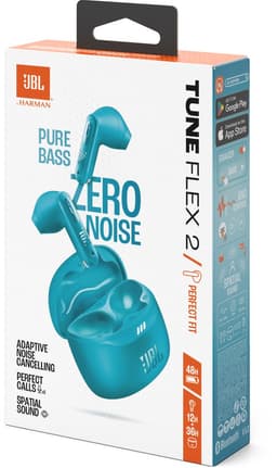 JBL TUNE FLEX 2 In-ear Draadloze oordopjes Met Noise-cancelling Turquoise — thumbnail 4