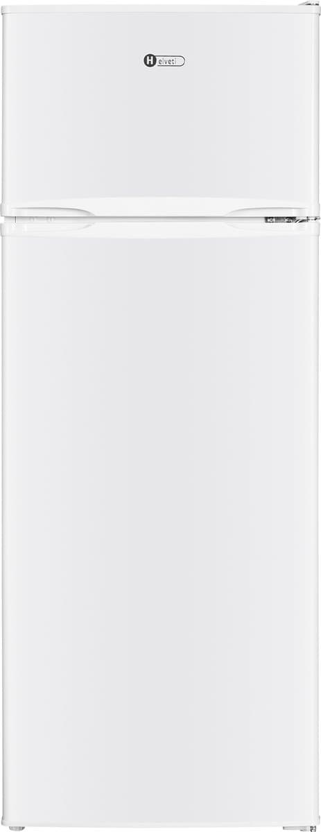Helvetia Koelvriescombinatie 143 cm hoog HRADP206EB1 - 206 L - Wit — afbeelding 1