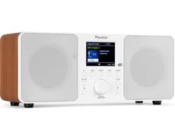 DAB radio met Bluetooth - Audizio Genua - DAB+ radio, FM radio - Auto scan - Wit