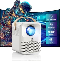 Equivera Mini Beamer - Draagbare Beamer - Beamer - Mini Beamer Projector - Projector - Mini Projector — thumbnail 1