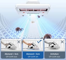 UWANT M300 - Matras stofzuiger - Matras Reiniger - Huisstofmijt stofzuiger - Anti Huisstofmijt - UV Licht - Krachtig - Led Display - Makkelijk verwijderbaar Stof en Filter bak — thumbnail 3