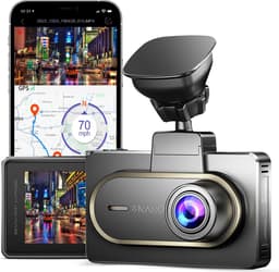 Nanocam M27 32gb dashcam voor auto - 2K Quad HD resolutie met HDR - Wifi - Gps - 32gb SD - Super compact - 150 graden kijkhoek - Nachtzicht - Parkeermodus - 3.0 inch IPS LCD - 2025 model - dashcam voor auto met optionele achter camera — thumbnail 1