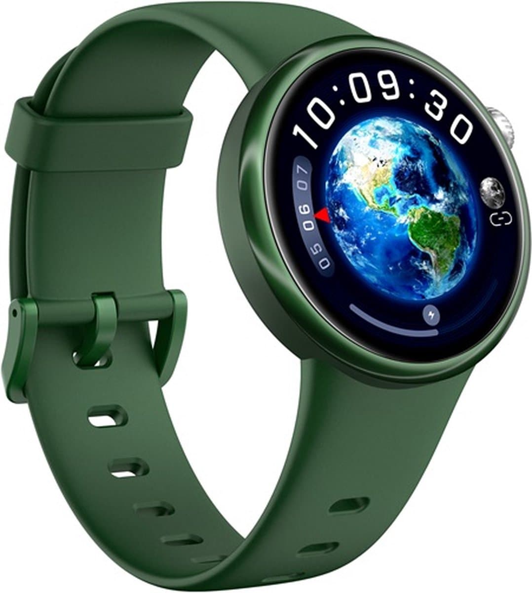 Smartwatch Kinderen – Stappen – Hartslag – Calorieën – Slaap Monitor – Legergroen — afbeelding 1