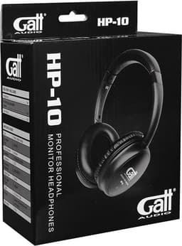 Gatt Audio HP‑10 – Comfortabele Studio Hoofdtelefoon – Gesloten Over‑Ear Ontwerp — thumbnail 2
