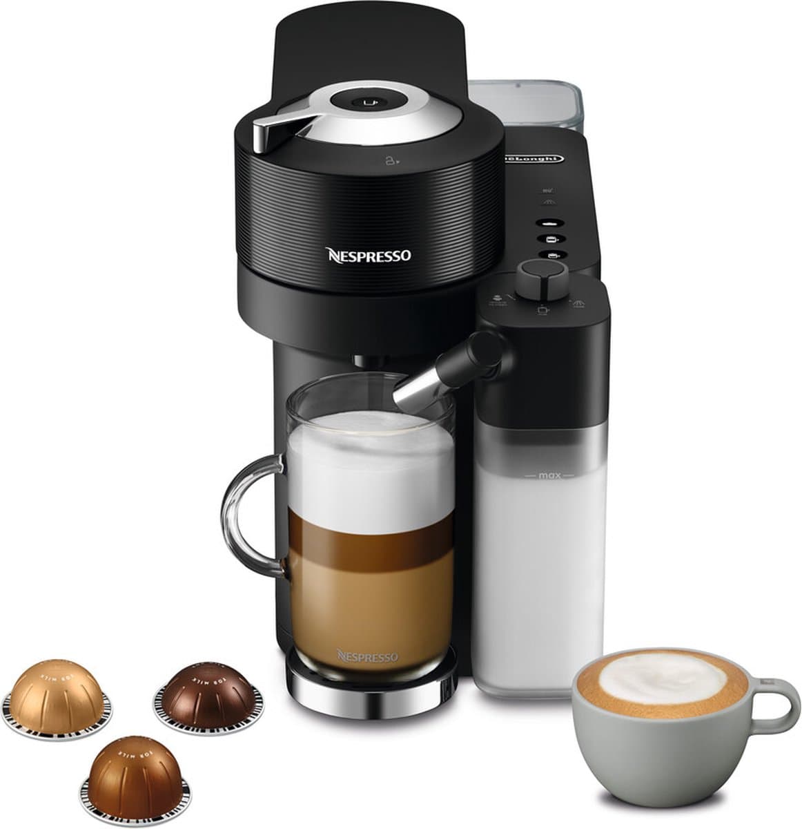De'Longhi Nespresso Vertuo Lattissima ENV300.B - Koffiecupmachine - Zwart — afbeelding 1