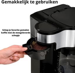 Koffiezetapparaat/ Met Dubbel Brouwsysteem/ Filterkoffiemachine /Tot 12 Kopjes Koffie — thumbnail 2
