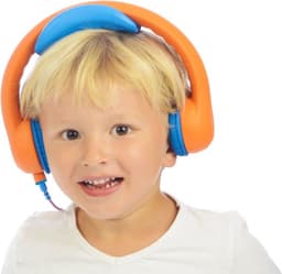 KidsCover Safe 'n Sound Kinder koptelefoon Oranje - Hoofdtelefoon met Volumebegrenzing - Bekend van school - Voor peuter & kind — thumbnail 4