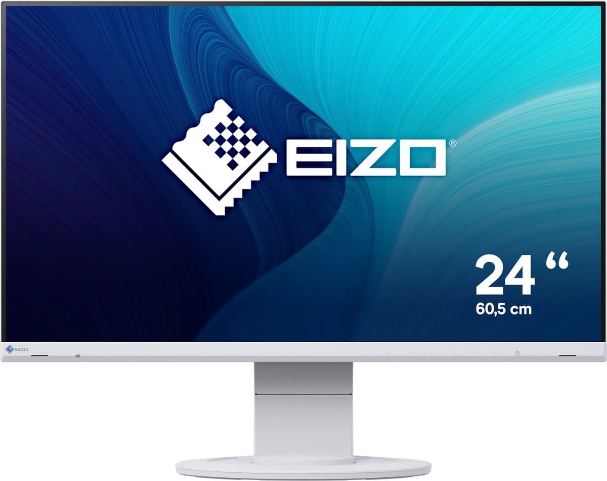 Eizo FlexScan EV2460-BK - IPS LED-beeldscherm - Full HD 1920 x 1080 - Wit — afbeelding 1