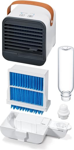 Beurer LV 50 Fresh Aircooler - Luchtkoeler & Tafelventilator - Compact - Draagbaar - 3 Snelheden - Incl. fles en micro-USB kabel - 3 Jaar garantie - Wit — thumbnail 2
