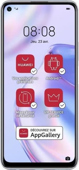Huawei P40 lite 5G - 128GB - Zilver — thumbnail 1