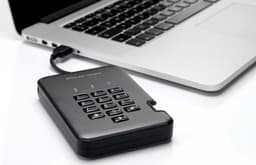 iStorage diskAshur Pro2 SSD - externe harde schijf - 128 GB - SSD - Cijfercode - Zwart - Grafiet — thumbnail 4