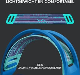 Logitech G733 LIGHTSPEED - Draadloze Gaming Headset - PS5/PS4 & PC - Blauw — thumbnail 4