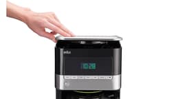 BRAUN PurAroma 7 KF7120 - Koffiezetapparaat met Glazen kan - 1,5 l - Zilver — thumbnail 3