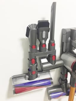 Accessoirehouder / Muurbeugel - Ophangsysteem geschikt voor Dyson V7, V8, V10, V11 en V15 stofzuigers Wall mount — thumbnail 2