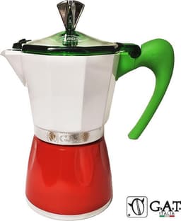 G.A.T. Italia Tricolore 3 kops - Percolator - 150ml - Made in Italy — thumbnail 1