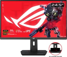 ASUS ROG Strix XG259CMS USB Type-C Gaming Monitor - FHD IPS - 310Hz - 1ms - G-SYNC Compatible - USB-C - 24.5 Inch — thumbnail 1